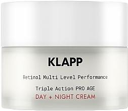 Fragrances, Perfumes, Cosmetics Retinol Triple Action Day + Night Cream - Flap Resist Aging Triple Action Pro Age Day + Night Cream