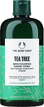 Cleansing Gel - The Body Shop Tea Tree Skin Clearing Facial Wash 91% Natural Origin — photo N3