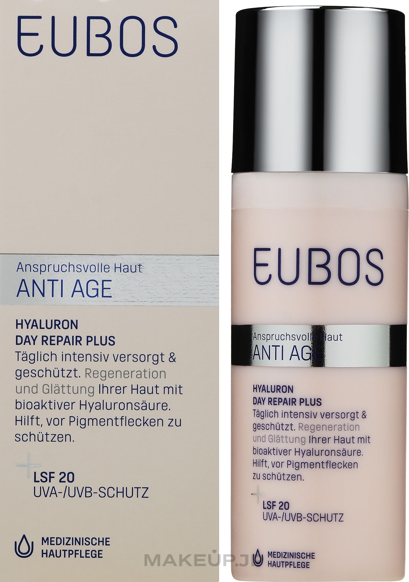 Anti-Aging Regenerating day Cream - Eubos Med Anti Age Hyaluron Day Repair Plus SPF20 — photo 50 ml