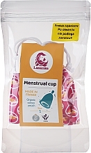 Hygienic Menstrual Cup, size 1, pink case - Lamazuna — photo N1