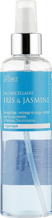 Organic Micellar Water "Iris & Jasmine" - La Grace Iris and Jasmine Eau Micellaire — photo N1