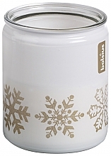 Fragrances, Perfumes, Cosmetics Vanilla Scented Candle in Glass, 82/68 mm - Bolsius Scented Candle Snowflake