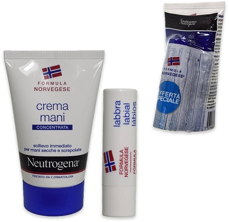 Set - Neutrogena (h/cr/50ml + lip/balm/4.8 g) — photo N1