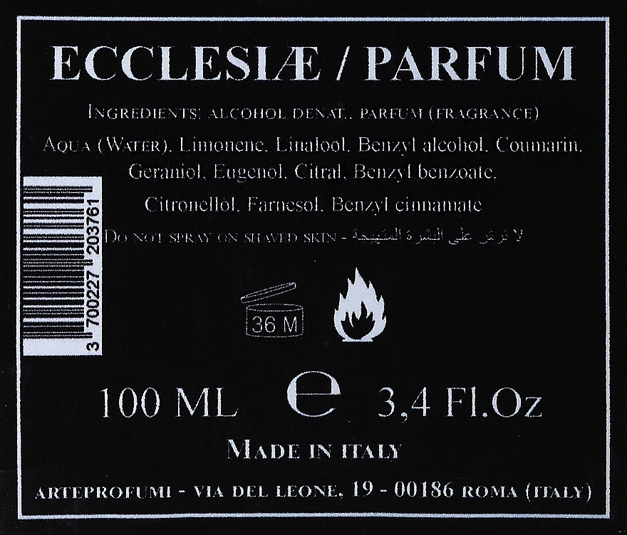 Arte Profumi Ecclesiae Incense - Perfume — photo N3