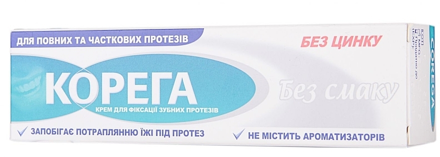 Dentures Adhesive Cream "Natural Taste" - Corega — photo N2