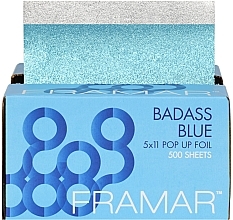Fragrances, Perfumes, Cosmetics Embossed Foil Sheets - Framar 5x11 Pop Up Foil Badass Blue