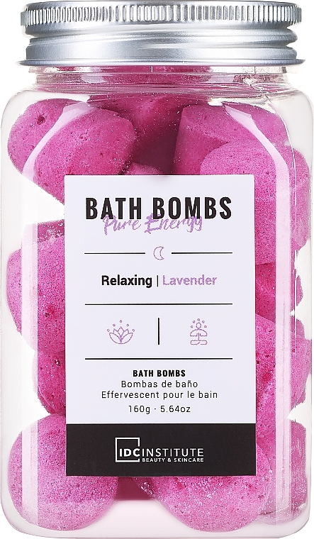 Bath Bombs - Idc Institute Bath Bombs Pure Energy Lavanda — photo N1