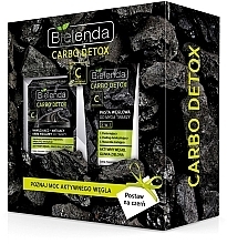 Fragrances, Perfumes, Cosmetics Set - Bielenda Carbo Detox (cr/50ml + paste/150g)