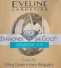 Fragrances, Perfumes, Cosmetics Lifting Face, Neck & Decollete Cream - Eveline Cosmetics Diamonds & 24k Gold Luxury Lifting Cream