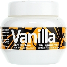 Shine Mask for Dry Hair "Vanilla" - Kallos Cosmetics Vanilla Shine Hair Mask — photo N1