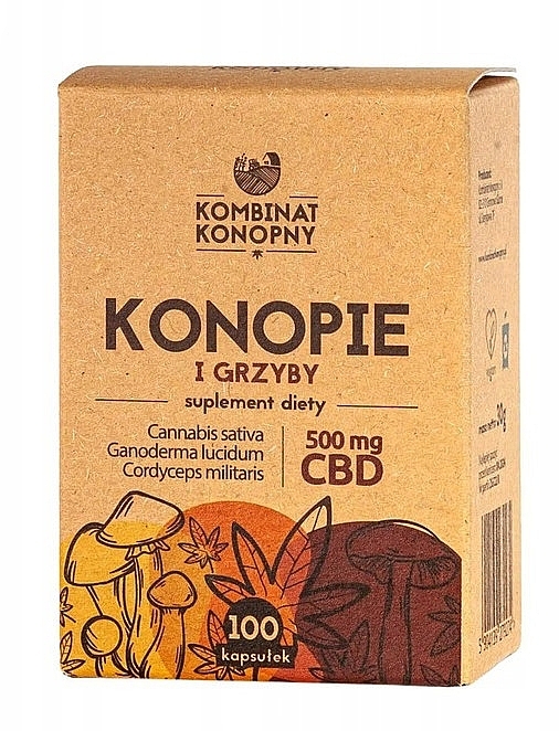 Hemp & Mushroom Dietary Supplement - Kombinat Konopny  — photo N2