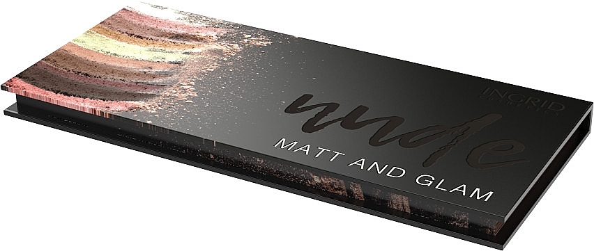 Eyeshadow Palette - Ingrid Cosmetics Nude Matt & Glam Palette — photo N3