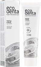 Fragrances, Perfumes, Cosmetics Triple Action Toothpaste with White Clay and Propolis - Ecodenta Extra Toothpaste