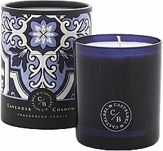 Fragrances, Perfumes, Cosmetics Lavender & Chamomile Scented Candle - Castelbel Portuguese Tiles Lavender & Chamomile Scented Candle