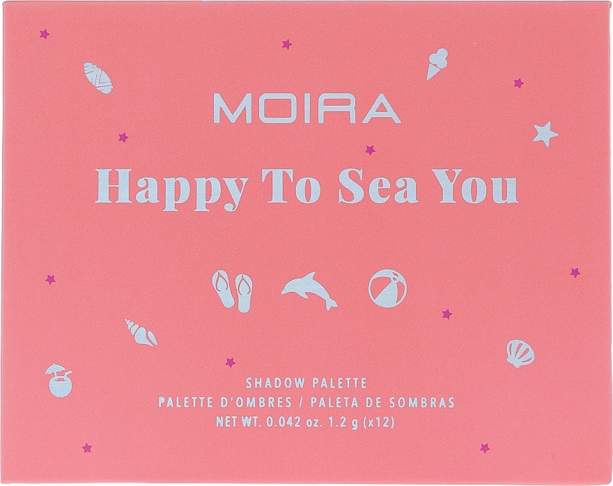 Eyeshadow Palette - Moira Happy To Sea You Shadow Palette — photo N2