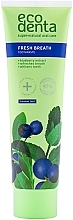 Fragrances, Perfumes, Cosmetics Fresh Breath Toothpaste with Blueberries - Ecodenta Green Line