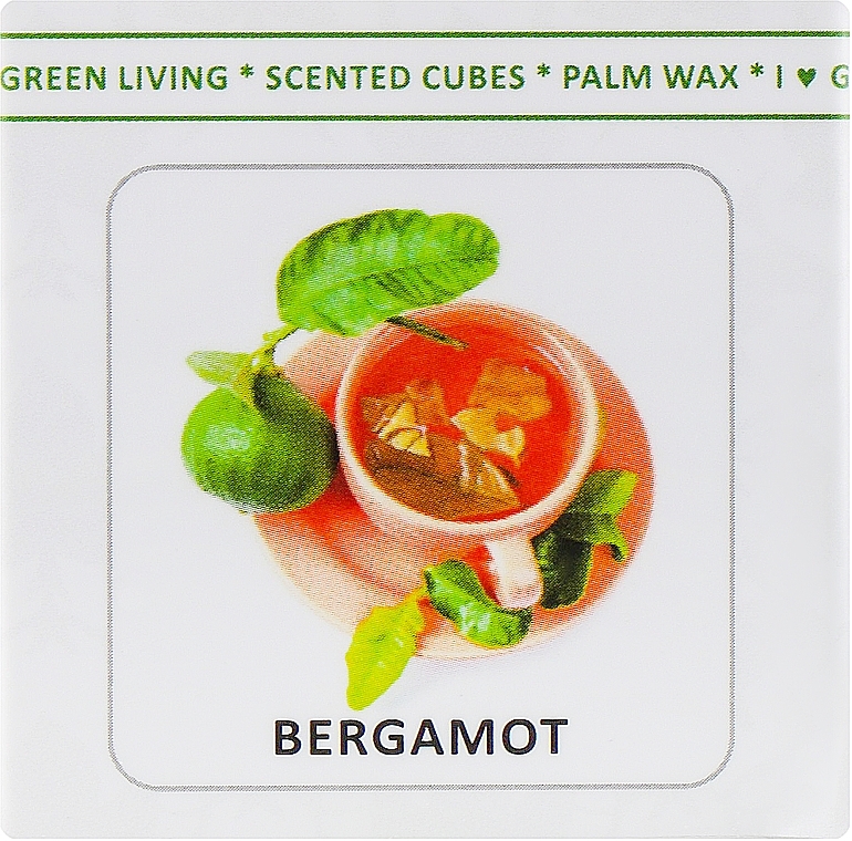 Scented Cubes "Bergamot" - Scented Cubes Bergamot Candle — photo N2