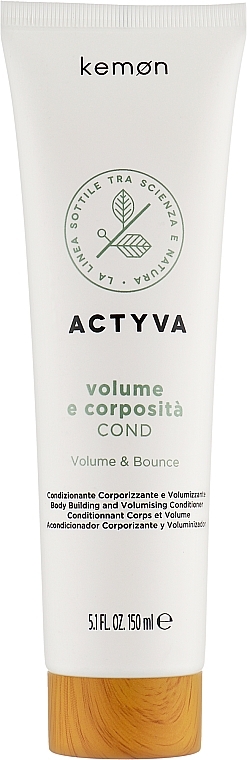 Hair Volume Conditioner - Kemon Actyva Volume e Corposita Cond — photo N1