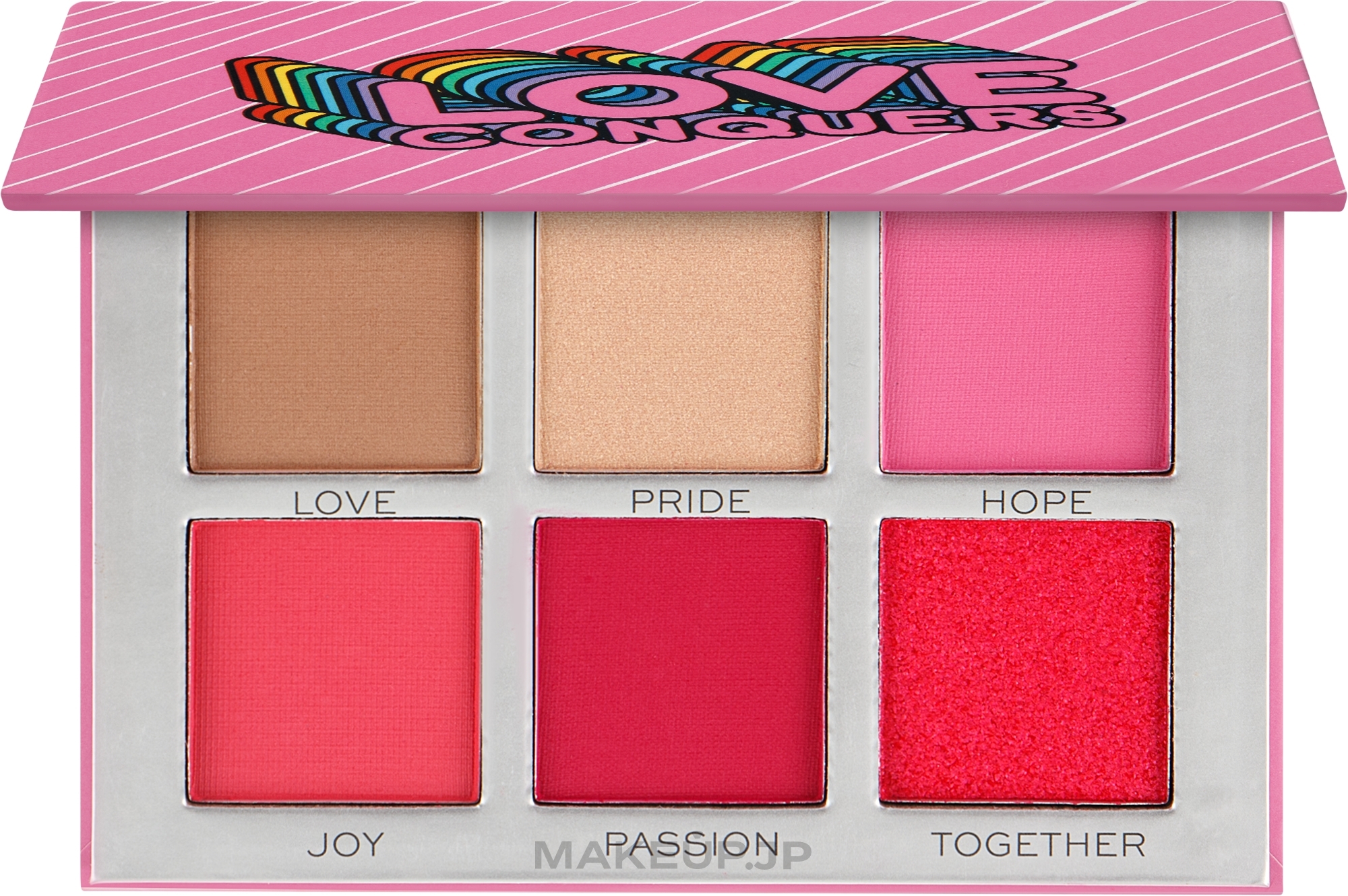 Eyeshadow Palette - Makeup Revolution Power Eyeshadow Palette Love Conquers — photo 6.6 g