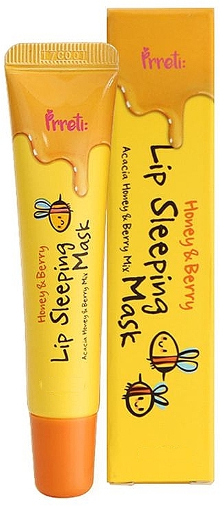 Night Lip Mask - Prreti Honey & Berry Lip Sleeping Mask — photo N1