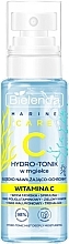 Fragrances, Perfumes, Cosmetics Hydro-Tonic Mist - Bielenda C Marine Care Hydro-Tonic Mist Deeply Moisturizing