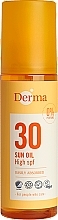 Fragrances, Perfumes, Cosmetics Sunscreen Body Oil - Derma Sun Sun Oil SPF30 High
