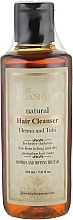 Fragrances, Perfumes, Cosmetics Natural Herbal Ayurvedic Shampoo "Henna & Tulsi" - Khadi Organique Hair Cleanser Henna And Tulsi