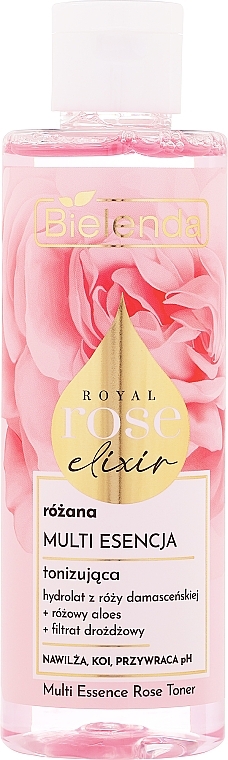 Rose Face Toner - Bielenda Royal Rose Elixir Multi Essence Rose Toner — photo N1