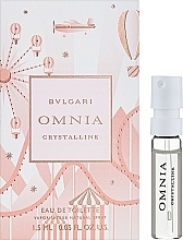 Fragrances, Perfumes, Cosmetics Bvlgari Omnia Crystalline - Eau de Toilette (sample)