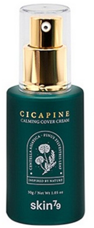 Corrective Face Cream - Skin79 Cica Pine Calming Cover Cream SPF38/PA++ — photo N1