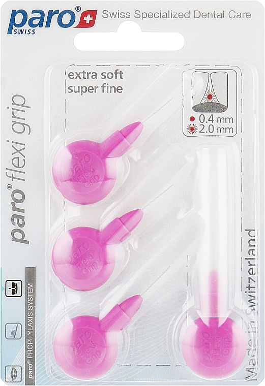 Interdental Brush 2mm - Paro Swiss Flexi-Grip — photo N1