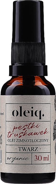 Face Cold Pressed Strawberry Seed Oil - Oleiq — photo N1