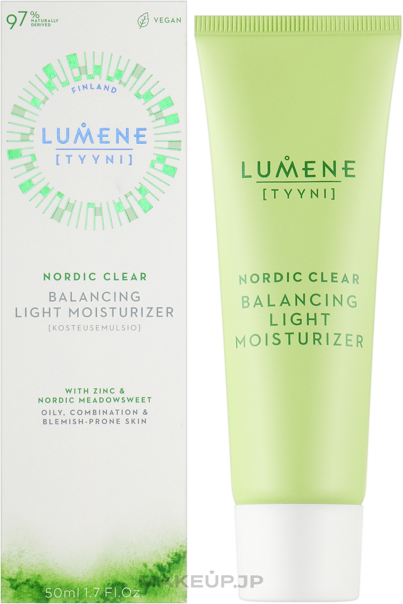 Light Balancing & Moisturizing Face Cream - Lumene Nordic Clear Balancing Light Moisturizer — photo 50 ml