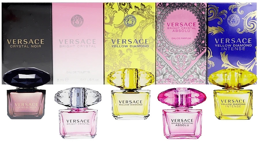 Set - Versace Miniatures Collection For Her (edp/2x 5ml + edt/3x5ml) — photo N1