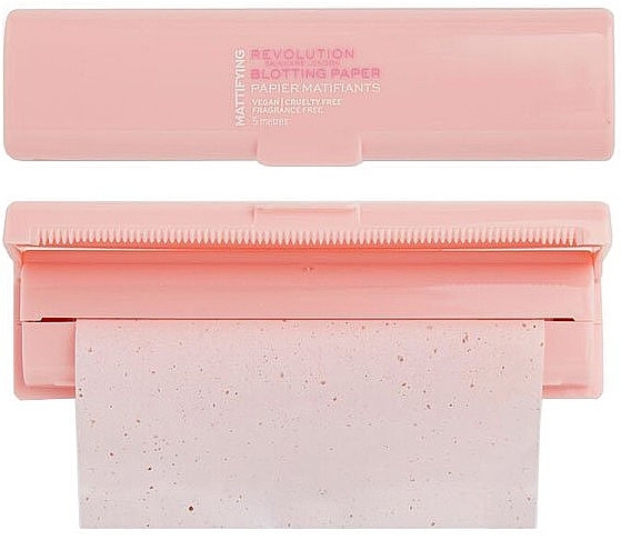 Mattifying Paper Face Towels - Revolution Skincare Mattifying Blotting Papers — photo N1