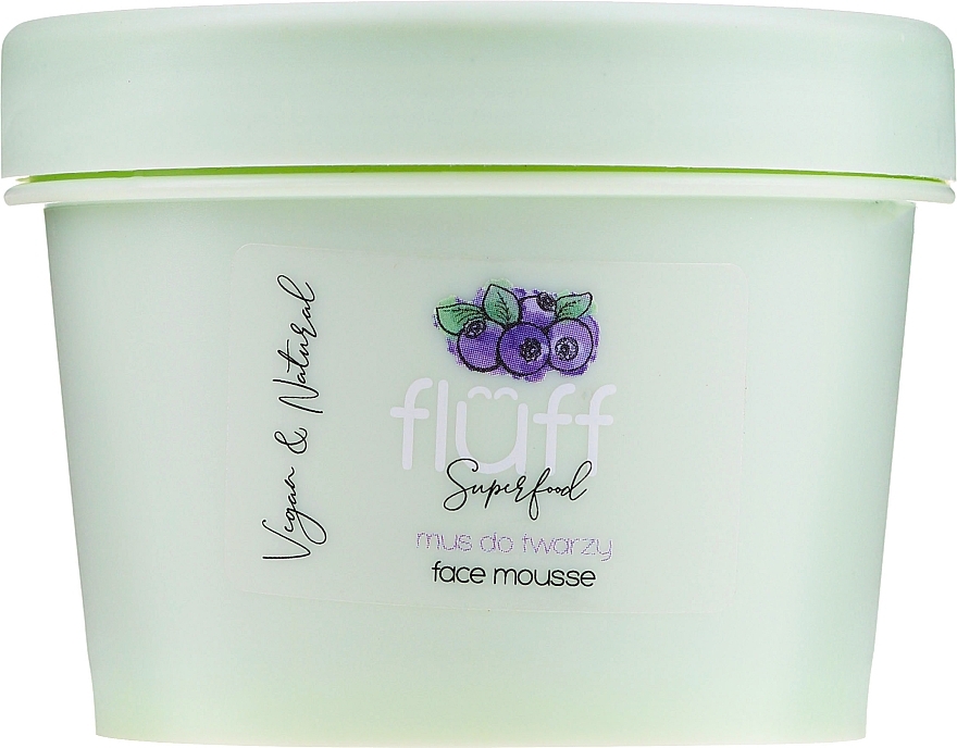 Face Cleansing Mousse - Fluff Facial Cleansing Mousse Wild Blueberry — photo N2