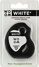 Fragrances, Perfumes, Cosmetics Dental Floss with Mint & Eucalyptus Flavor, 30 m - Woom White Expanding Dental Floss