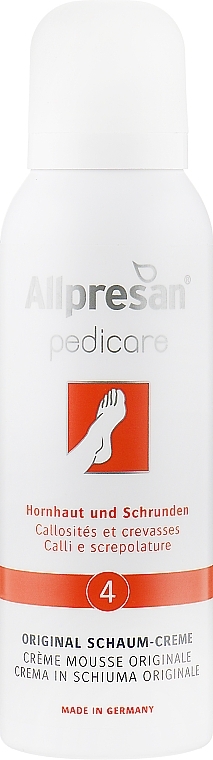 Foot Cream Foam for Extra Dry & Coarse Skin #4 - Allpresan 4 Schaum-Creme — photo N1