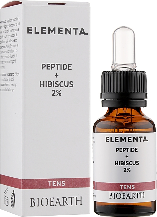 Collagen Stimulating Concentrate - Bioearth Elementa Tens Peptide + Hibiskus 2% — photo N2