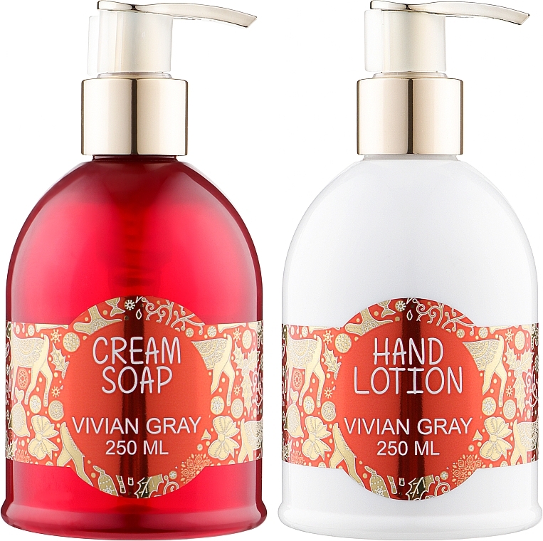 Set - Vivian Gray Red Chistmas (soap/250ml + h/lot/250ml) — photo N2