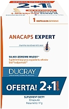 Fragrances, Perfumes, Cosmetics Anti-Hair Loss Dietary Supplement - Ducray Anacaps Expert 3 Pack (3 x 30 capsules)