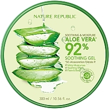 Fragrances, Perfumes, Cosmetics Face Gel - Nature Republic Soothing & Moisture Aloe Vera 92% Soothing Gel