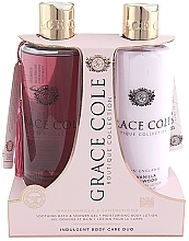 Fragrances, Perfumes, Cosmetics Set - Grace Cole Boutique Body Care Duo Warm Vanilla & Sandalwood (b/wsh/500ml + b/lot/500ml)