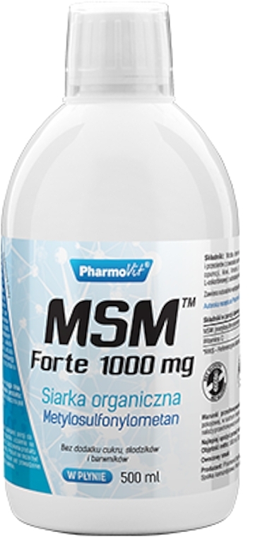 MSM Forte Dietary Supplement, 1000 mg - Pharmovit MSM Fotre 1000 Mg — photo N1