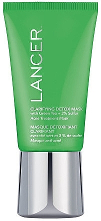 Cleansing Detox Mask - Lancer Clarifying Detox Mask With Green Tea + 3% Sulfur — photo N1