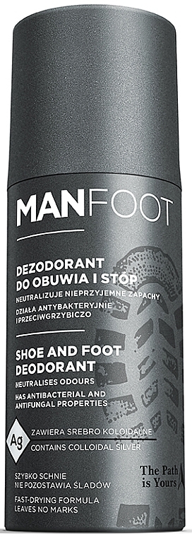 Shoe & Foot Deodorant - ManFoot Shoes Deodorant — photo N5