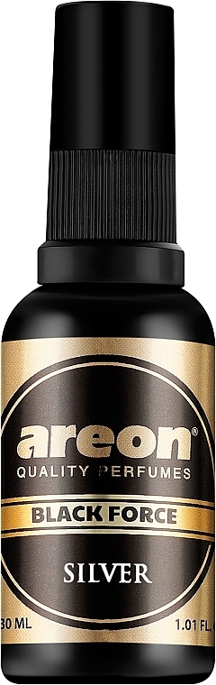 Silver Air Freshener Spray - Areon Black Force Silver — photo N1