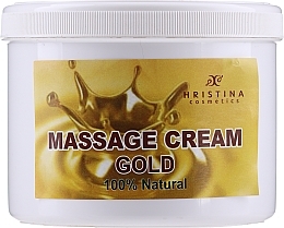 Fragrances, Perfumes, Cosmetics Massage Gold Face & Body Cream - Hristina Cosmetics Gold Massage Cream