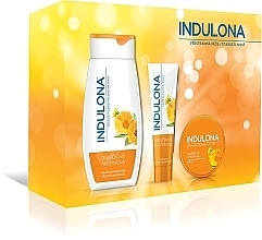 Fragrances, Perfumes, Cosmetics Set - Indulona Calendula (b/milk/250ml + h/cr/85ml + b/cr/75ml)