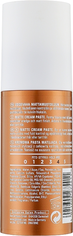 Matte Hair Cream Paste - Goldwell Style Sign Creative Texture Roughman Matte Cream Paste — photo N2